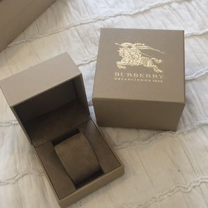 Burberry watch box